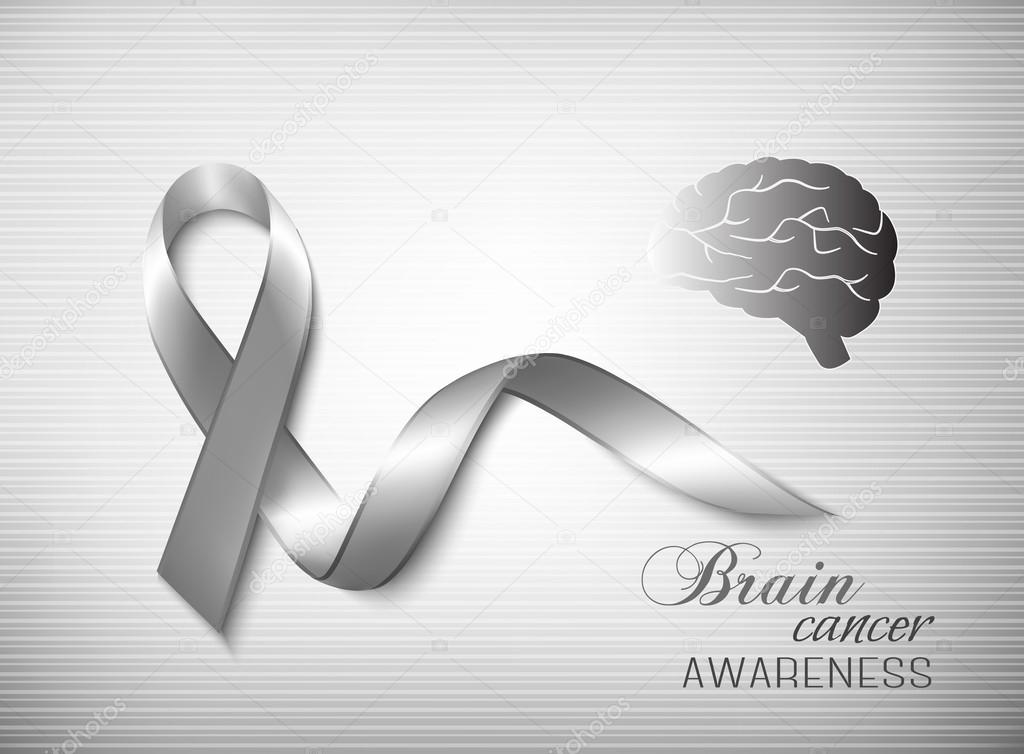 Brain Cancer Awareness Ribbon Vector Vector Image By C Almoond Vector Stock 83815536