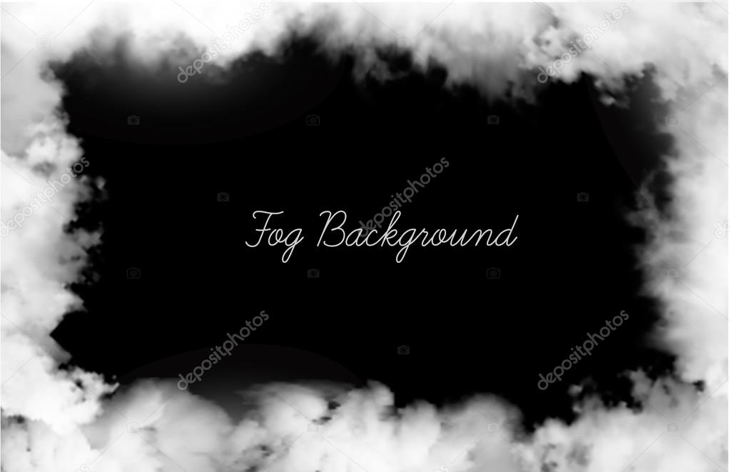 Abstract fog background with copy space. Vector illustration.