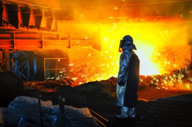 sıcak çelik işçisi