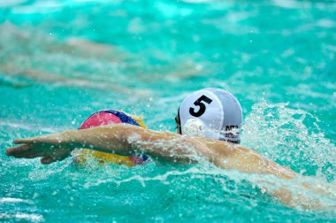 Brasov, Romanya - Şubat 05: Romanya Kupası Polo, Brasov, Februa