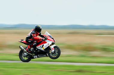 Bucharest, Romanya - Ekim 04: Bir Tanımlanamayan binici participa