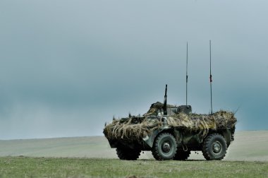 Galati, Romanya - 8 Ekim: Romen zırhlı savaş aracı 