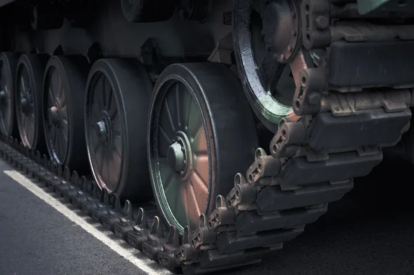 Front of a military vehicles — Stock Photo, Image