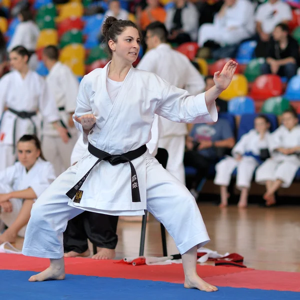 GALATI, ROMANIA - MAY 30: Contestants participating in the Europ — Stock Photo, Image