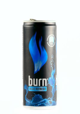 Mavi enerji içeceği burn