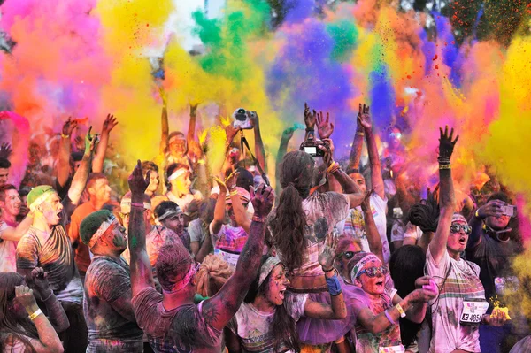 Mamaia, Romanya - 26 Temmuz: Kimliği belirsiz kişi kalabalıklar 