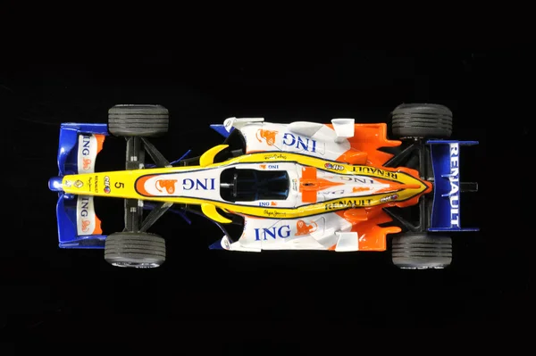 收藏玩具模型，雷诺 F1 团队 2007 — 图库照片
