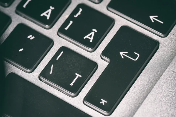 Mac keyboard close up — Stock Photo, Image