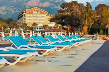 Antalya, Türkiye - manzaralı lüks Hotel Vogue Avantgardewith po