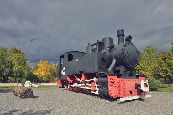 Antigua locomotora de motor de vapor — Foto de Stock