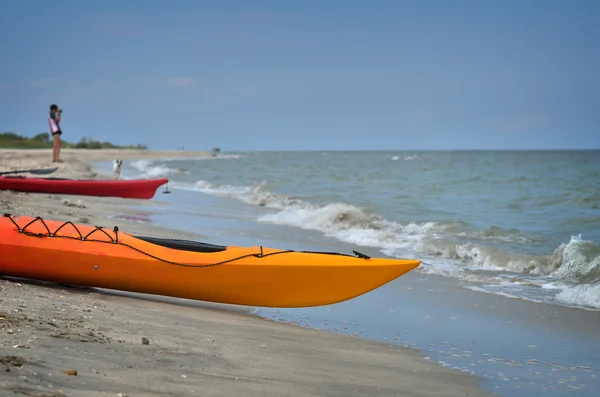 Kayak en la playa —  Fotos de Stock