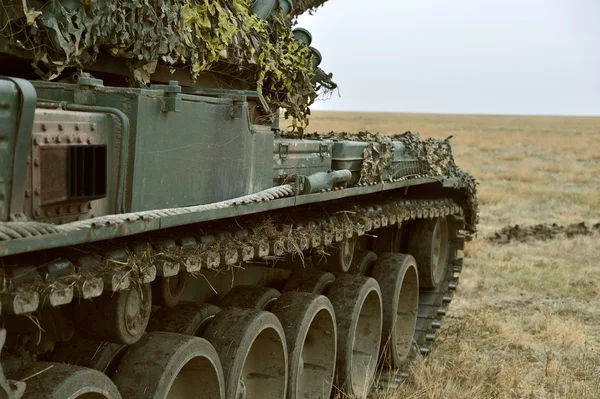 GALATI, ROMANIA - OCTOBER 8: Romanian tank TR 85M 'Bizonul' in R — Stock Photo, Image