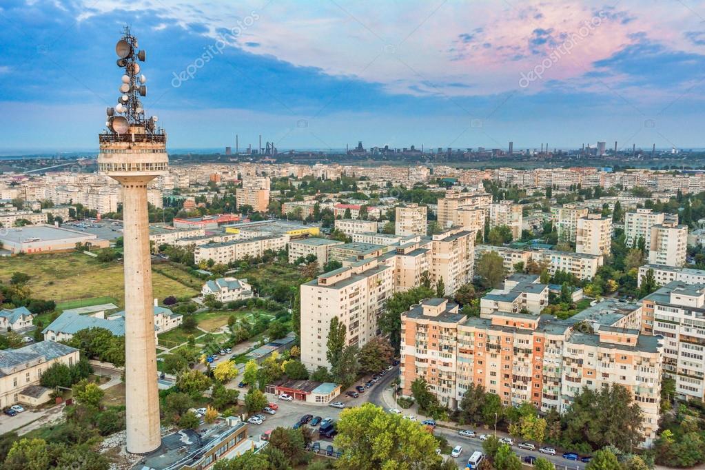 Aerial View Over Galati City Romania Stock Photo Image By C Razvanchirnoaga 68615759