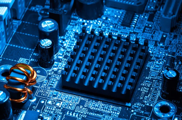 Close up of electronic circuit board — Stock Photo, Image