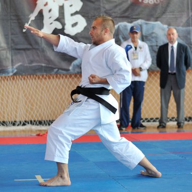 Avrupa Karate Şampiyonası Fudokan 2014 yılında katılan yarışmacı