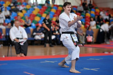 Contestants participating at European Karate Championship Fudokan