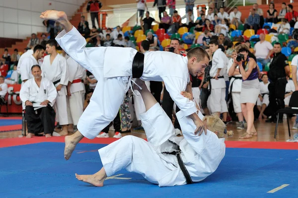 Karate wedstrijd — Stockfoto