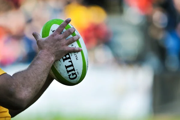 Jogador de rugby não identificado — Fotografia de Stock