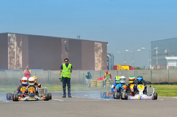 Onbekende piloten concurreren — Stockfoto