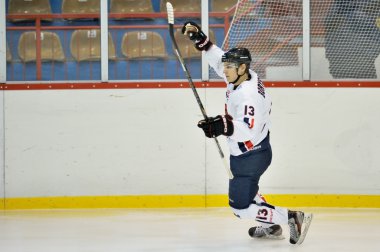 Tanımlanamayan hokey oyuncusu