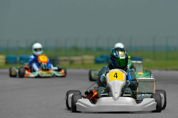 Unknown pilots competing — Stock Photo, Image