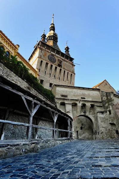 Sighisoara hodinová věž — Stock fotografie