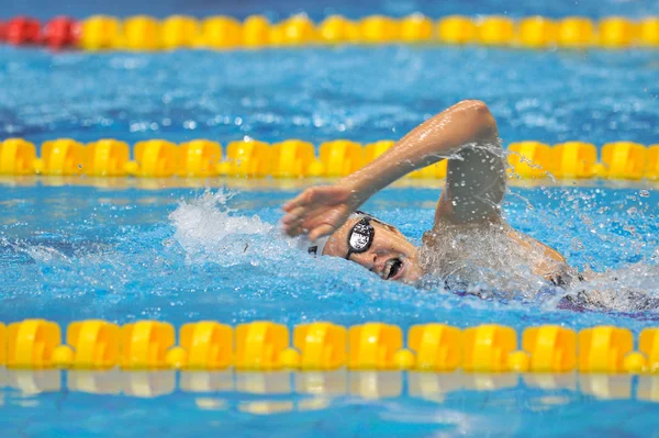 Ismeretlen úszó versenyző — Stock Fotó