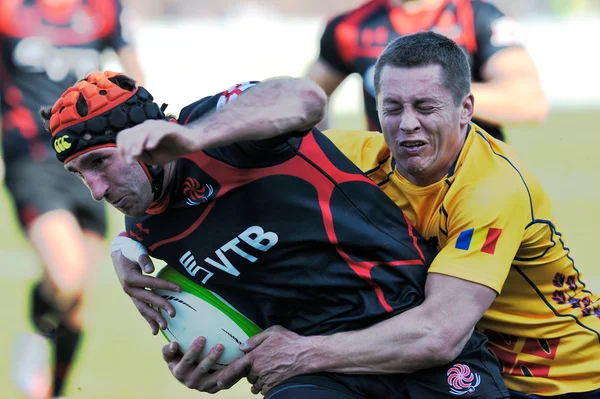 Niet-geïdentificeerde rugbyspelers — Stockfoto