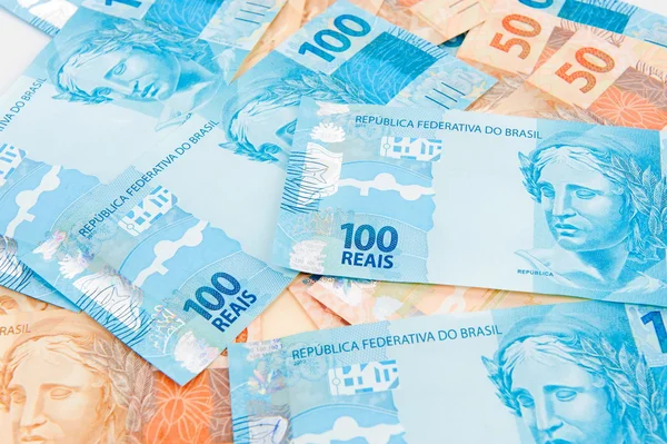 Nuevo dinero brasileño — Foto de Stock