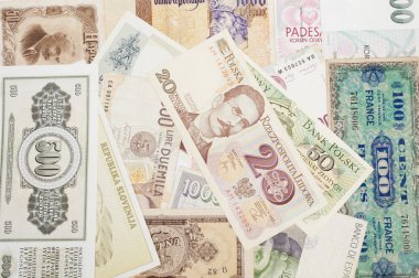 Currencies from Europe