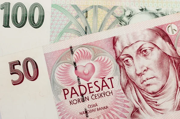 Czech Republic Currency — Φωτογραφία Αρχείου