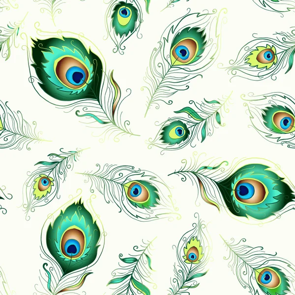 Tavus kuşu tüyleriyle kusursuz desen