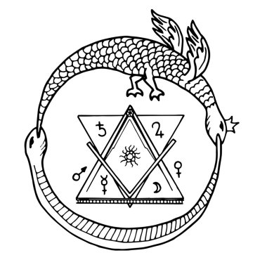 Ouroboros ve felsefi taş