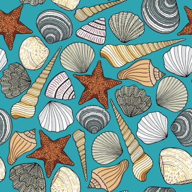 Deniz arka plan ile Seamless Modeli