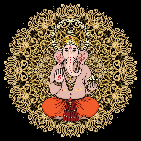 Индуистский бог Ганеша . — стоковое фото