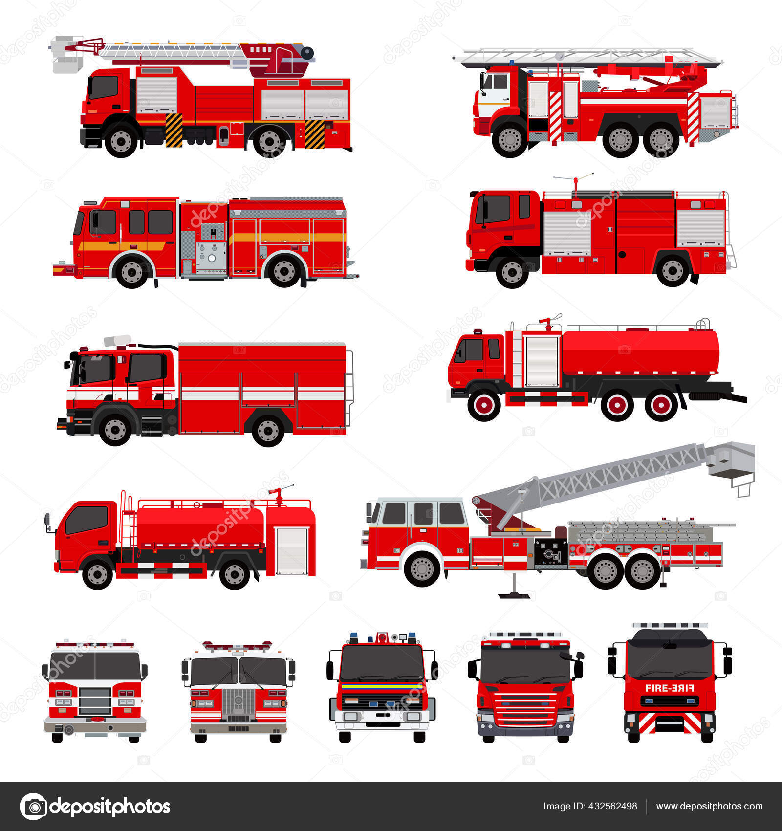 Company Two Fire 4x4 Rescue Trucks