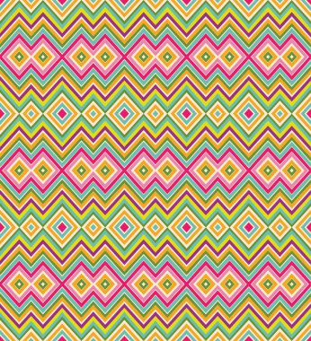 Zigzag kusursuz desen