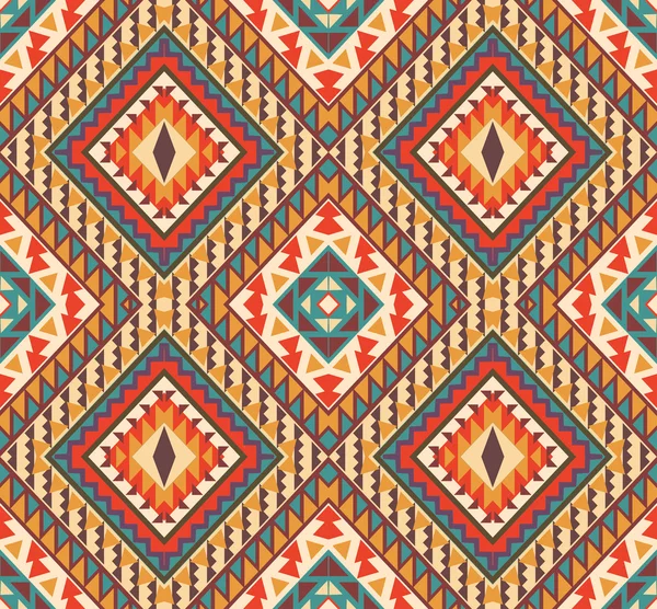 Nahtlose bunte Navajo-Muster — Stockvektor