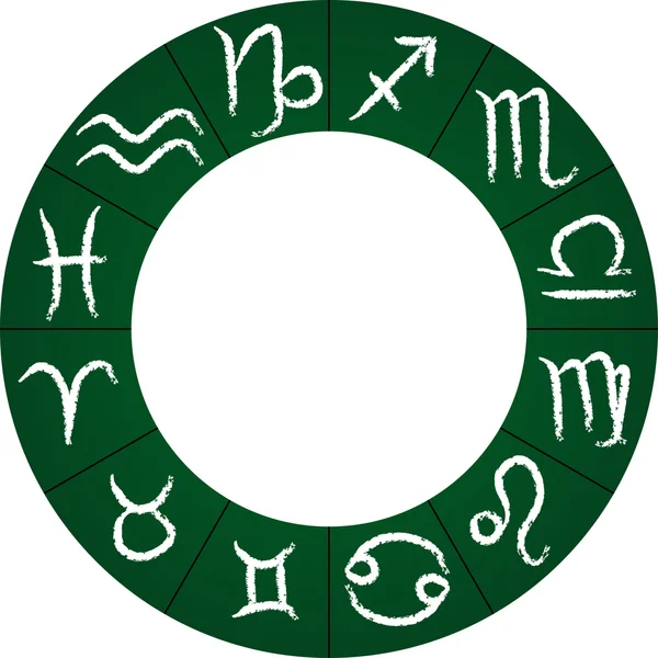Icônes du zodiaque . — Image vectorielle