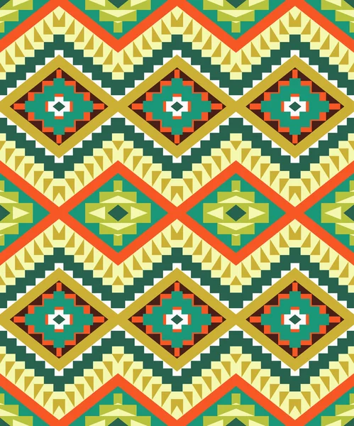 Modèle navajo coloré sans couture — Image vectorielle