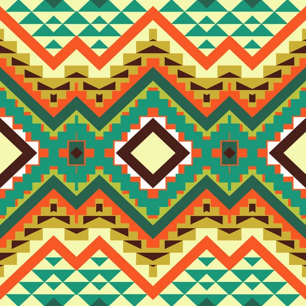 Nahtlose bunte Navajo-Muster — Stockvektor