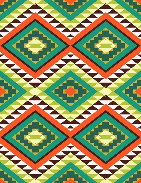 Naadloze kleurrijke navajo patroon — Stockvector