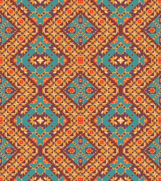 Modèle navajo coloré sans couture — Image vectorielle