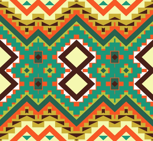 Naadloze kleurrijke navajo patroon — Stockvector