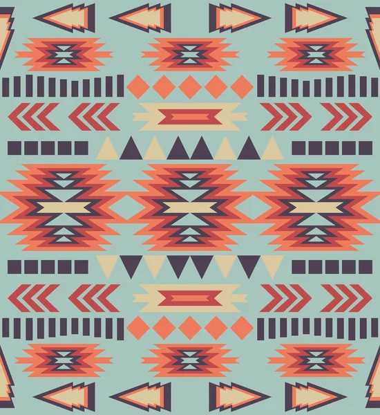 Seamless colorful navajo pattern — Stock Vector