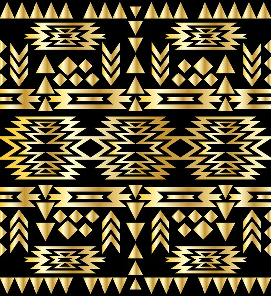 Seamless aztec pattern art deco style — Stock Vector