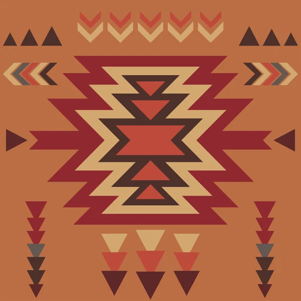 Colorido patrón étnico decorativo — Vector de stock