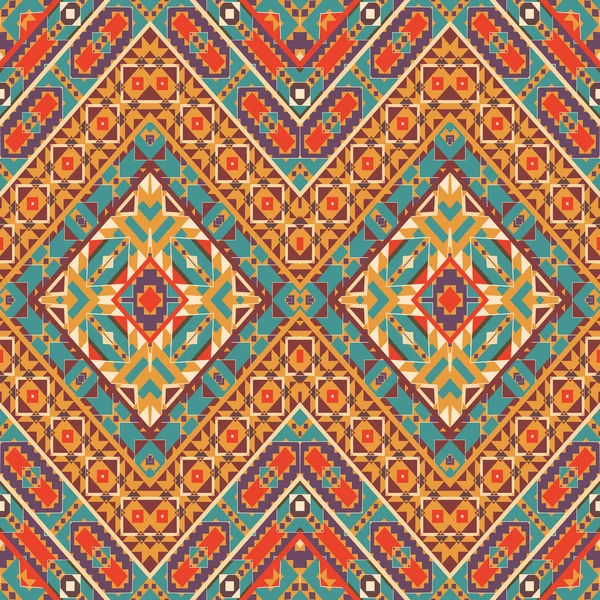 カラフルなナバホー人のシームレスなパターン — ストックベクタ