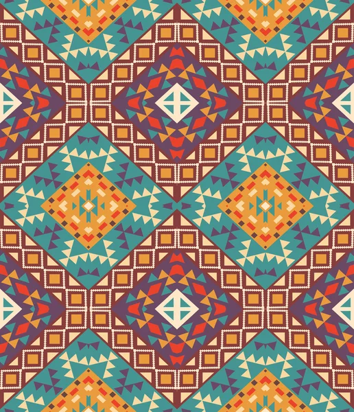 Naadloze kleurrijke navajo patroon — Stockvector