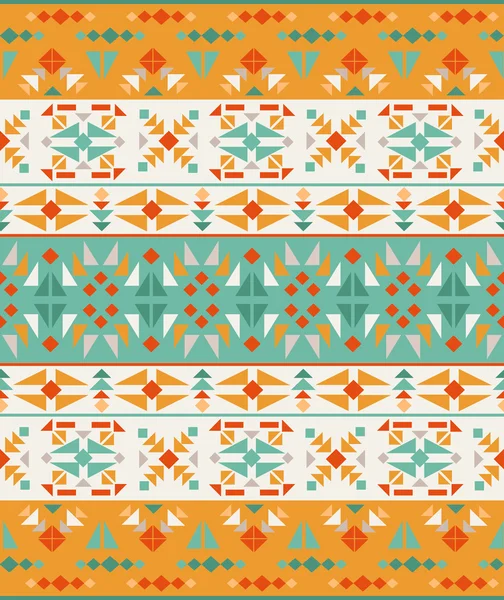 Modèle aztèque coloré sans couture — Image vectorielle